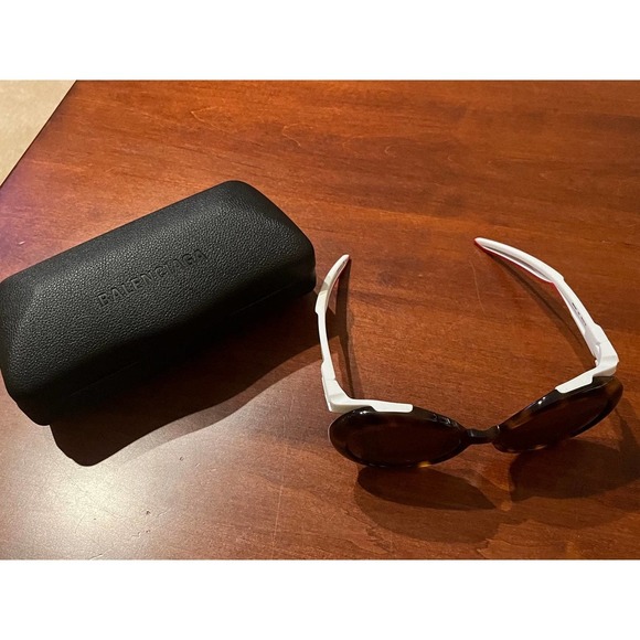 BALENCIAGA WOMENS ROUND HAVANA SILVER BROWN SUNGLASSES BB0024S-30007740-002 - Picture 9 of 11